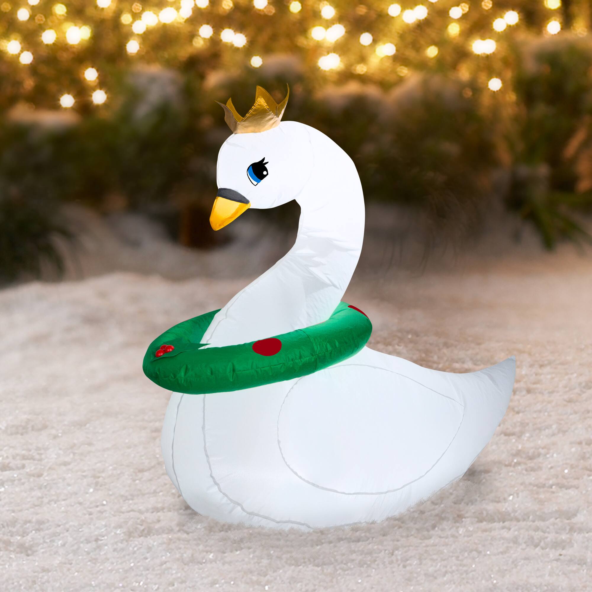 2.75ft. Airblown® Inflatable Christmas Swan